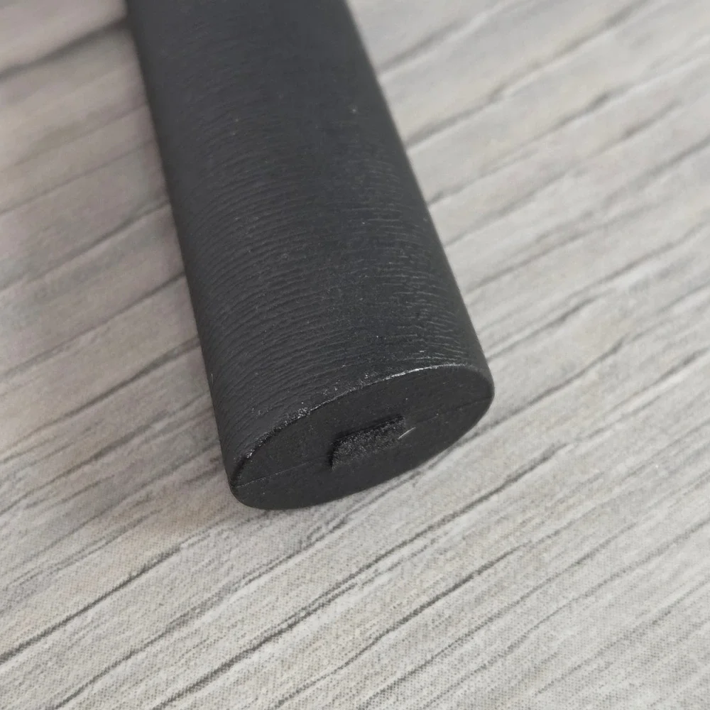 Rada Cutlery Paring Knife Black Resin Handle Stainless Steel USA Made 6.75 in